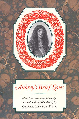 Aubrey's Brief lives Cover