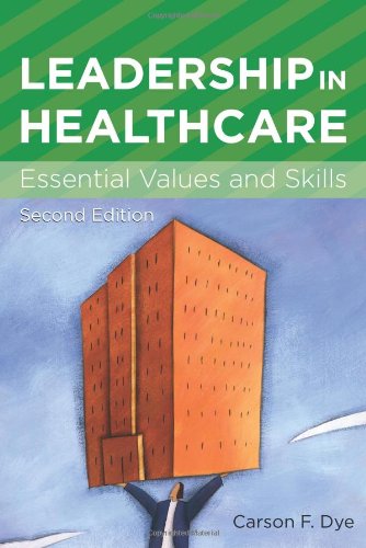 Leadership in healthcare Cover