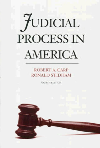 Judicial process in America Cover