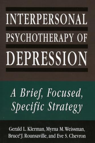 Interpersonal psychotherapy of depression Cover