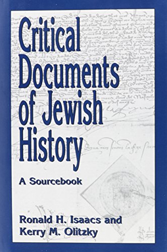 Critical documents of Jewish history Cover