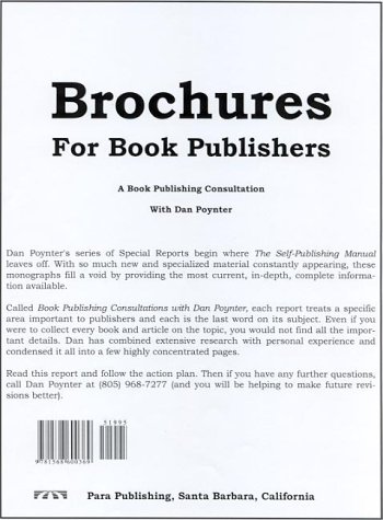 Brochures for Book Publishers Cover