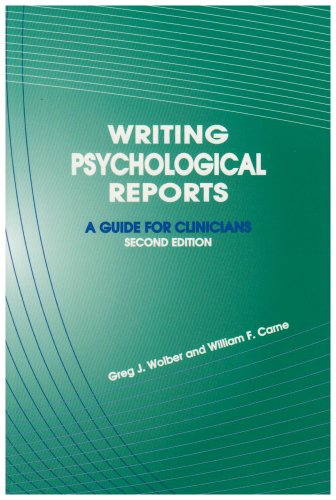 Writing Psychological Reports Cover