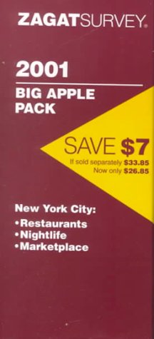Zagatsurvey 2001 Big Apple Pack New York City Cover