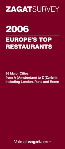 Europe's top restaurants 2006 Cover