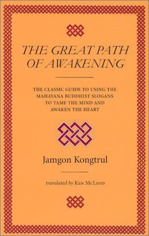 The great path of awakening Cover