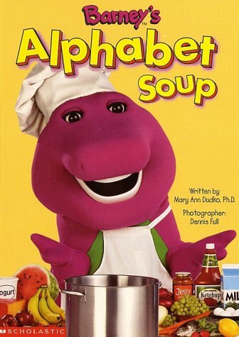 Barney's alphabet soup Cover