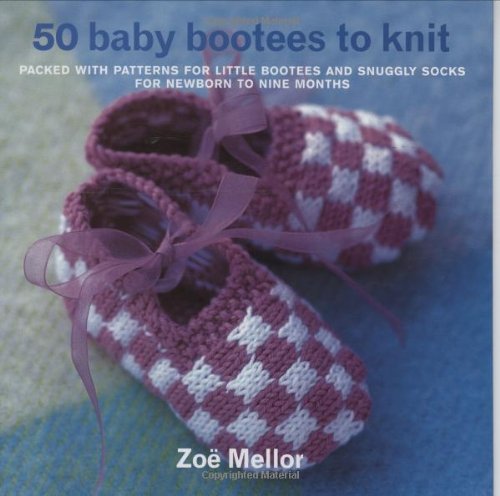 50 baby bootees to knit Cover