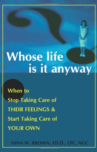 Whose Life is It Anyway? Cover