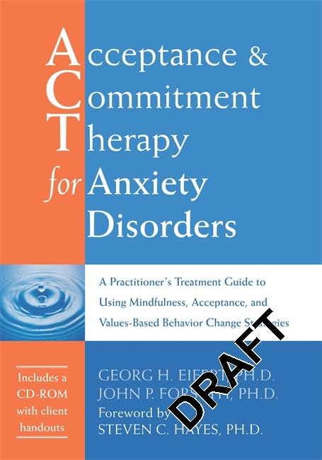 Acceptance & Commitment Therapy for Anxiety Disorders Cover