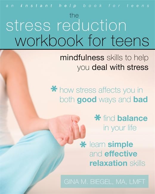 The stress reduction workbook for teens Cover