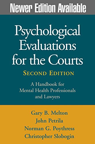 Psychological evaluations for the courts Cover