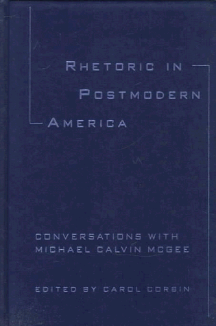 Rhetoric in postmodern America Cover