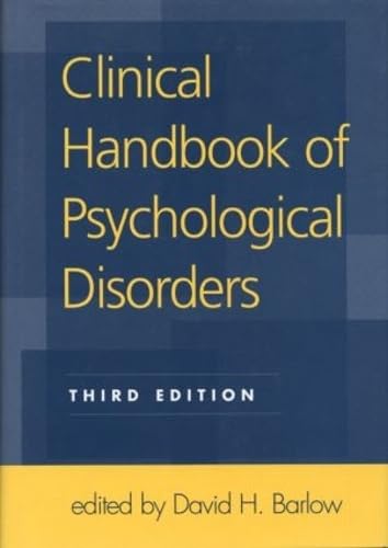 Clinical handbook of psychological disorders Cover