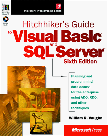 Hitchhiker's guide to Visual Basic and SQL Server Cover