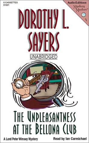 The Unpleasantness at the Bellona Club Cover