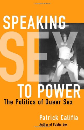 Speaking sex to power Cover