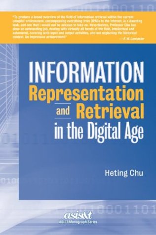 Information representation and retrieval in the digital age Cover