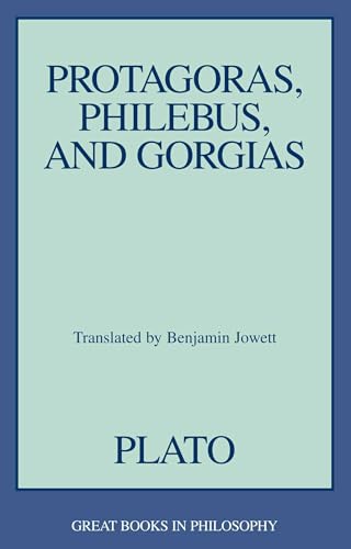 Protagoras, Philebus, and Gorgias Cover