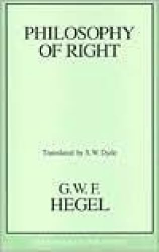 Philosophy of Right (Great Books in Philosophy) Cover