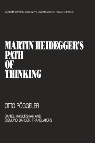 Martin Heidegger's Path of Thinking (Contemporary Studies in Philosophy and Literature) Cover