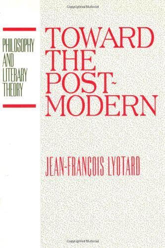 Toward the postmodern Cover