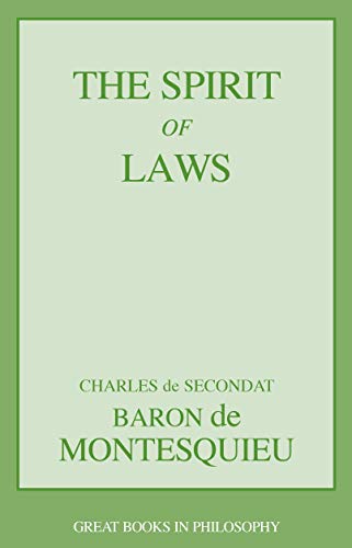 The spirit of laws Cover