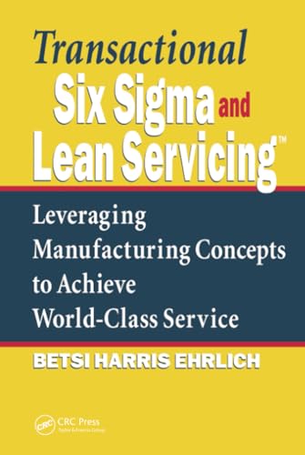 Transactional Six Sigma and Lean Servicing Cover