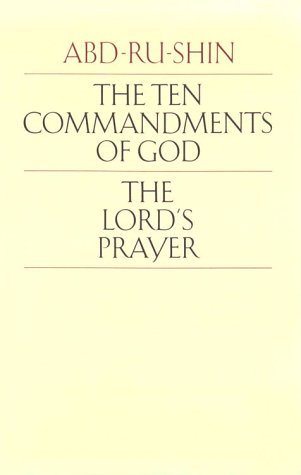 The Ten Commandments of God and The Lord's Prayer Cover
