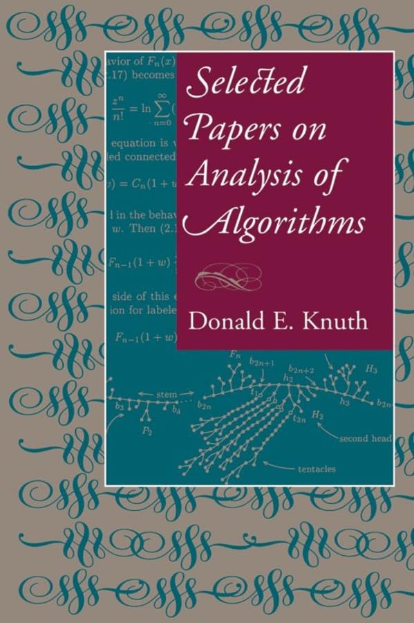 Selected papers on analysis of algorithms Cover