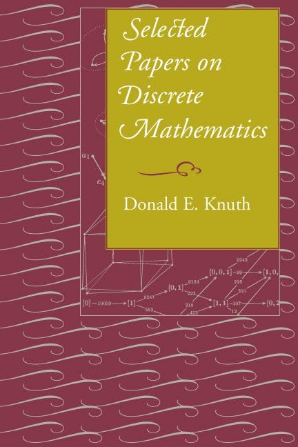 Selected papers on discrete mathematics Cover