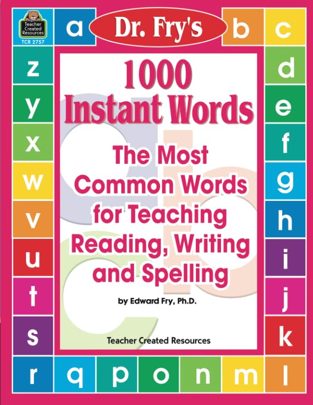 1000 Instant Words by Dr. Fry Cover