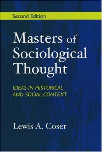 Masters of Sociological Thought Cover