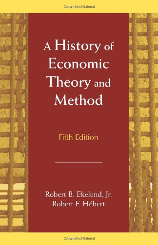 A History of Economic Theory and Method Cover