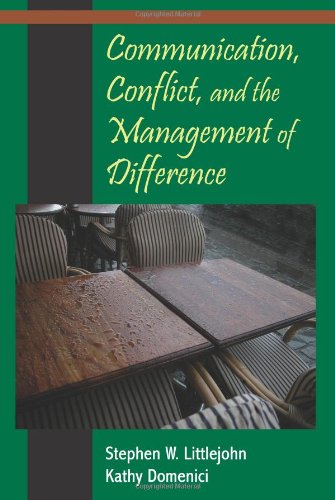 Communication, Conflict, and the Management of Difference Cover