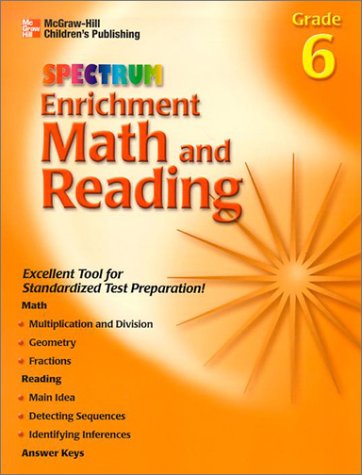 Spectrum Enrichment Math and Reading, Grade 6 Cover