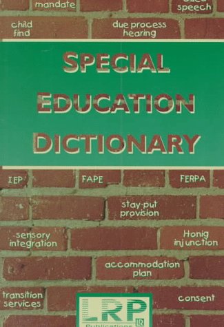 Special education dictionary. Cover