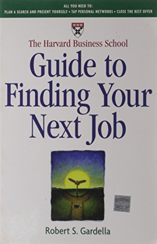 The Harvard Business School guide to finding your next job Cover