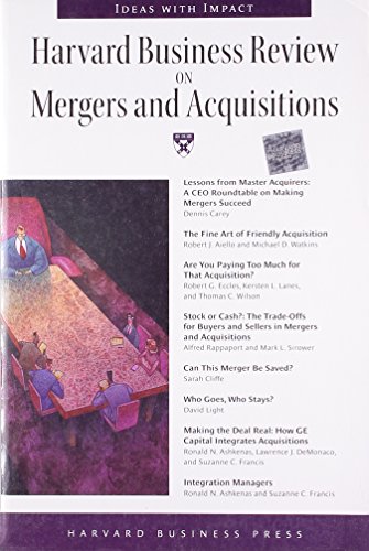 Harvard Business Review on Mergers & Acquisitions Cover