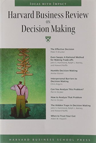 Harvard Business Review on Decision Making Cover