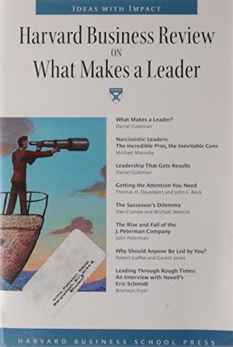 Harvard Business Review on What Makes a Leader Cover