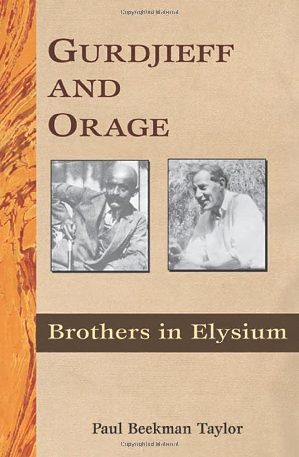 Gurdjieff and Orage Cover