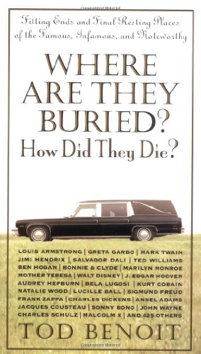 Where Are They Buried? How Did They Die? Fitting Ends and Final Resting Places of the Famous, Infamous, and Noteworthy Cover