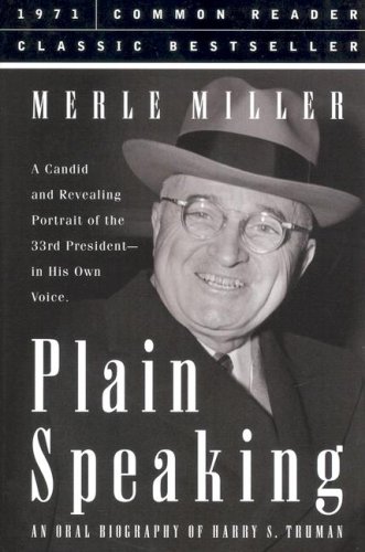 Plain Speaking Cover