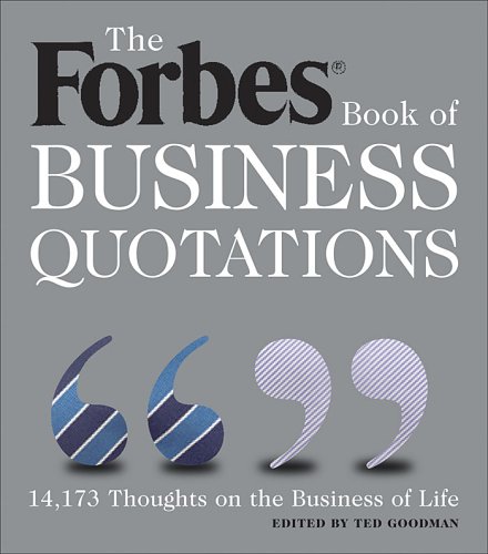 The Forbes Book of Business Quotations Cover
