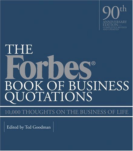 The Forbes Book of Business Quotations Cover