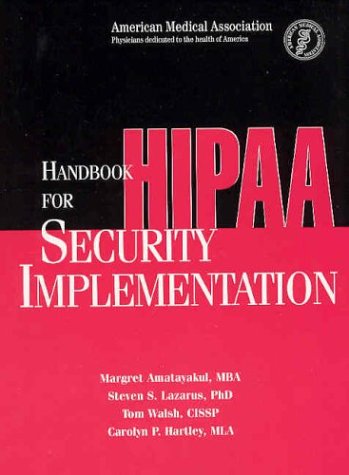 Handbook for HIPAA security implementation Cover