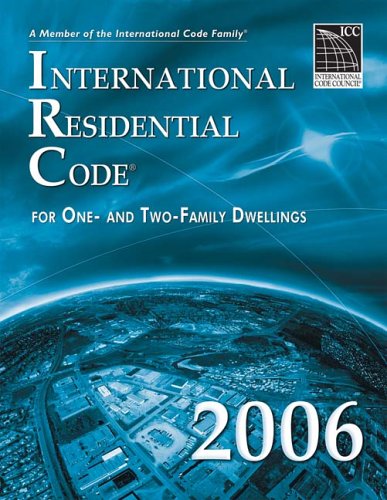 International residential code for one- and two-family dwellings 2006. Cover
