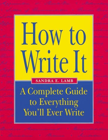 How to write it Cover