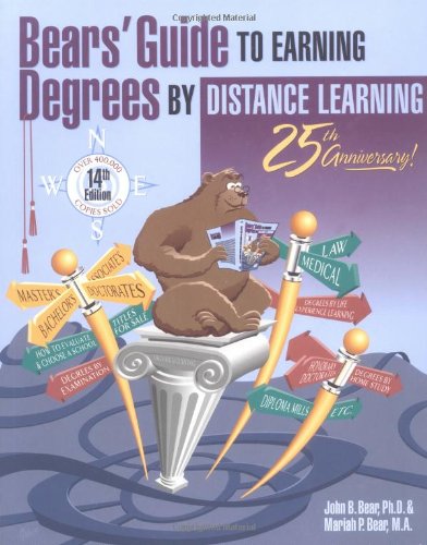 Bears' Guide to Earning Degrees by Distance Learning Cover